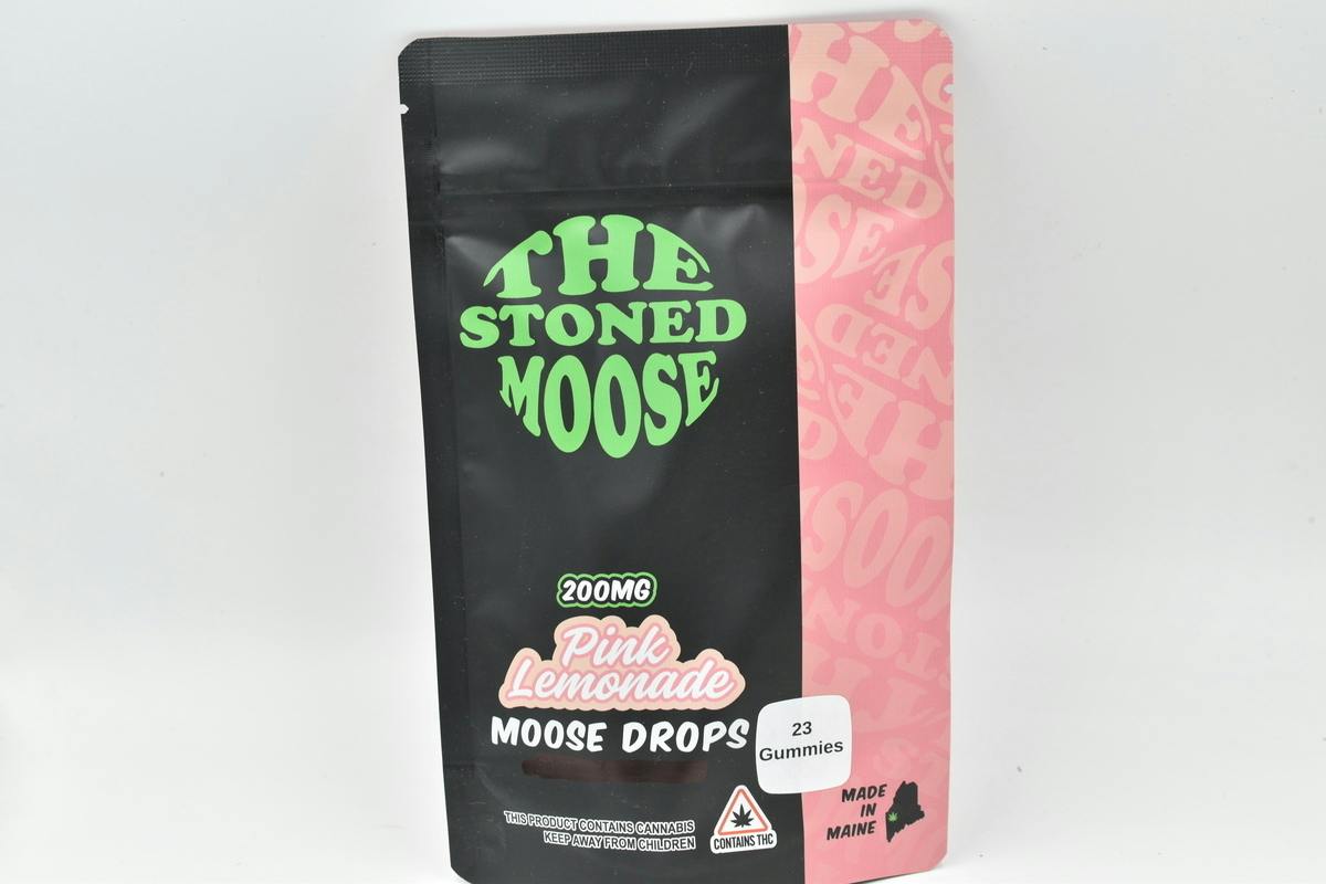 Stoned Moose - 200mg Pink Lem Gummies (REC)