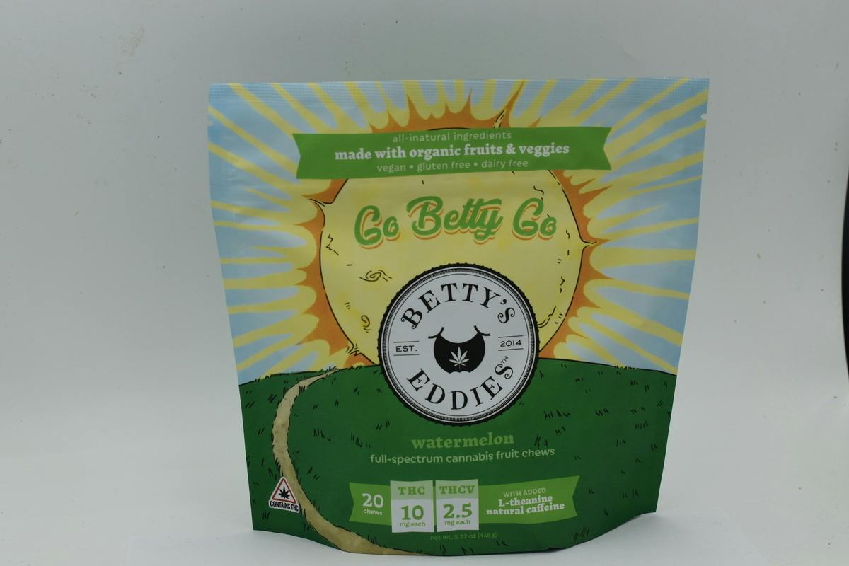 Betty's Eddies - 200mg Go Betty Go Watermelon Chews (Rec)