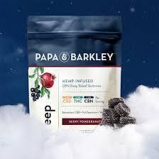 Papa & Barkley | Berry Pomegranate Sleep (Indica) Gummies | 100MG THC : 100MG CBD : 100MG CBN | 2...