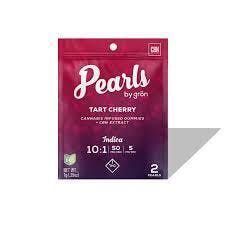 Grön Pearls | Tart Cherry (Indica) 5MG THC : 50MG CBN | 2-pack at The Emerald Dispensary - Carroll Gardens