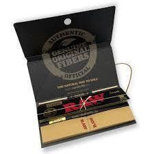 RAW | Black Artesano King Size Slim + Tips