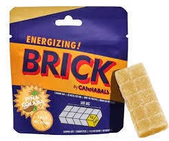 Cannabals - Gummy Brick - Pina Colada (Sativa) - 100mg THC : 50MG THCV