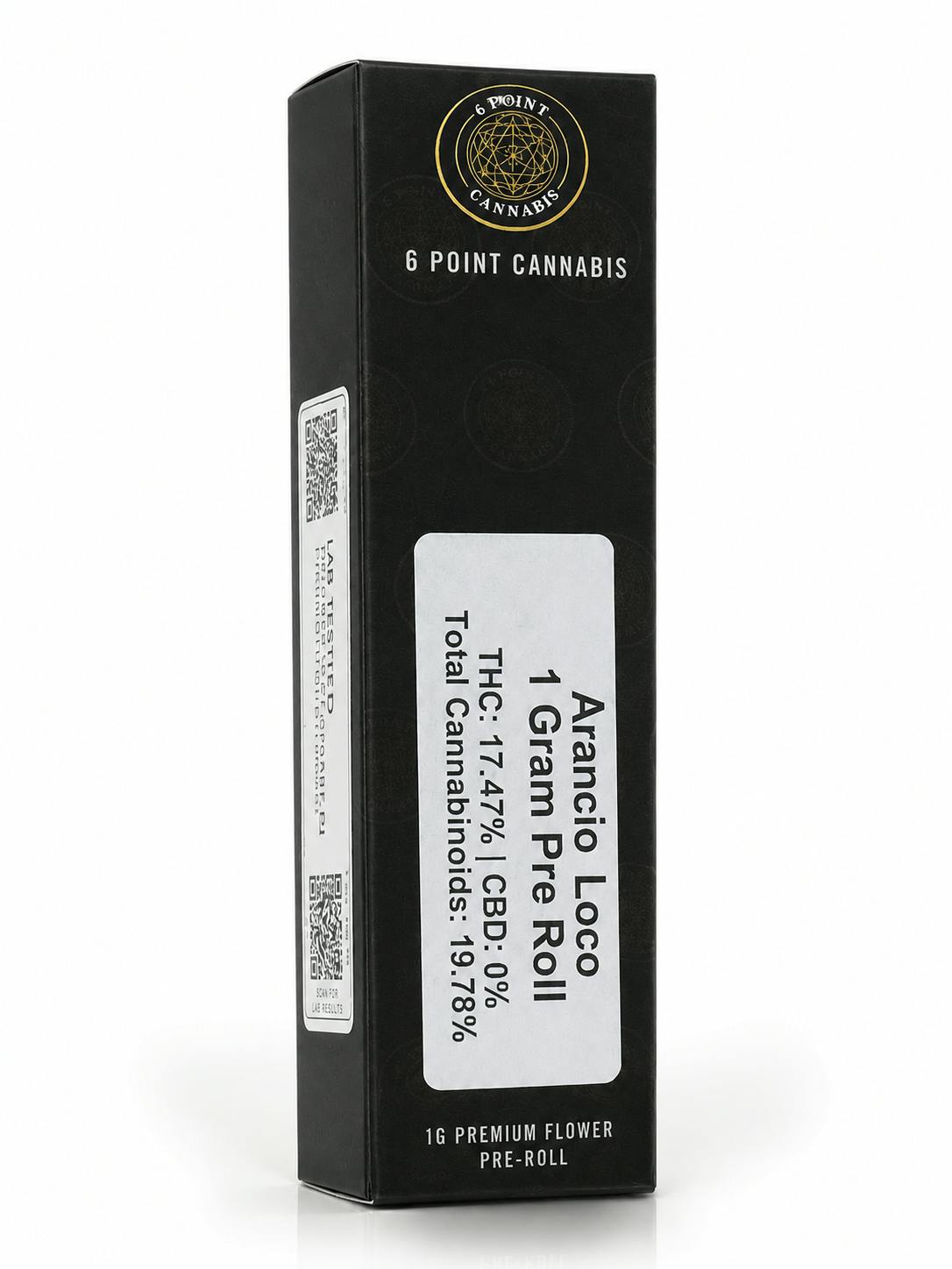 6 POINT CANNABIS | PREROLL | 1G | - ARANCIO LOCO