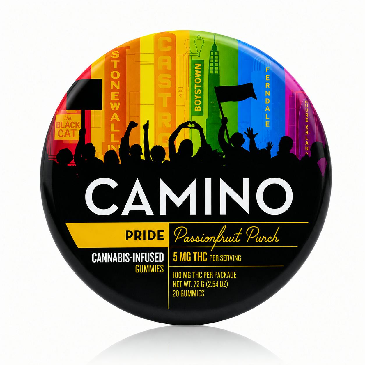CAMINO | Gummies | 20CT | - PRIDE | PASSSIONFRUIT PUNCH
