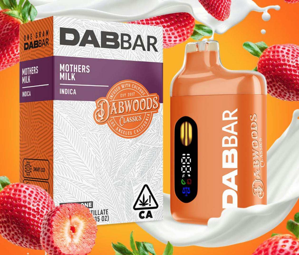 DABWOODS | DABBAR | VAPE | AIO | MOTHERS MILK | INDICA | 2G