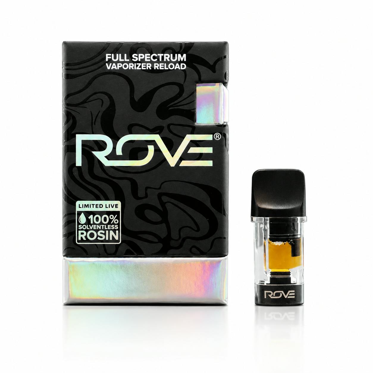 ROVE | VAPE RELOAD | PREMIER SOLVENTLESS ICE HASH LIVE ROSIN | 0.5G | - WEDDING CRASHER | INDICA