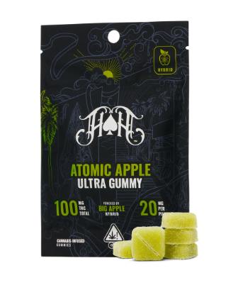 Ultra | Atomic Apple Gummies | 100mg | 5ct | 20mg/ea
