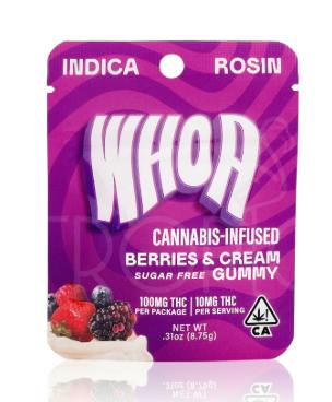 Bites | Berries & Cream Sugar Free Rosin Gummies | 100mg | 10ct | 10mg/ea