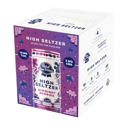 PABST | PBR - MIDNIGHT BERRIES | 10mg THC + 3mg CBN + 2mg CBD | 4 Pack