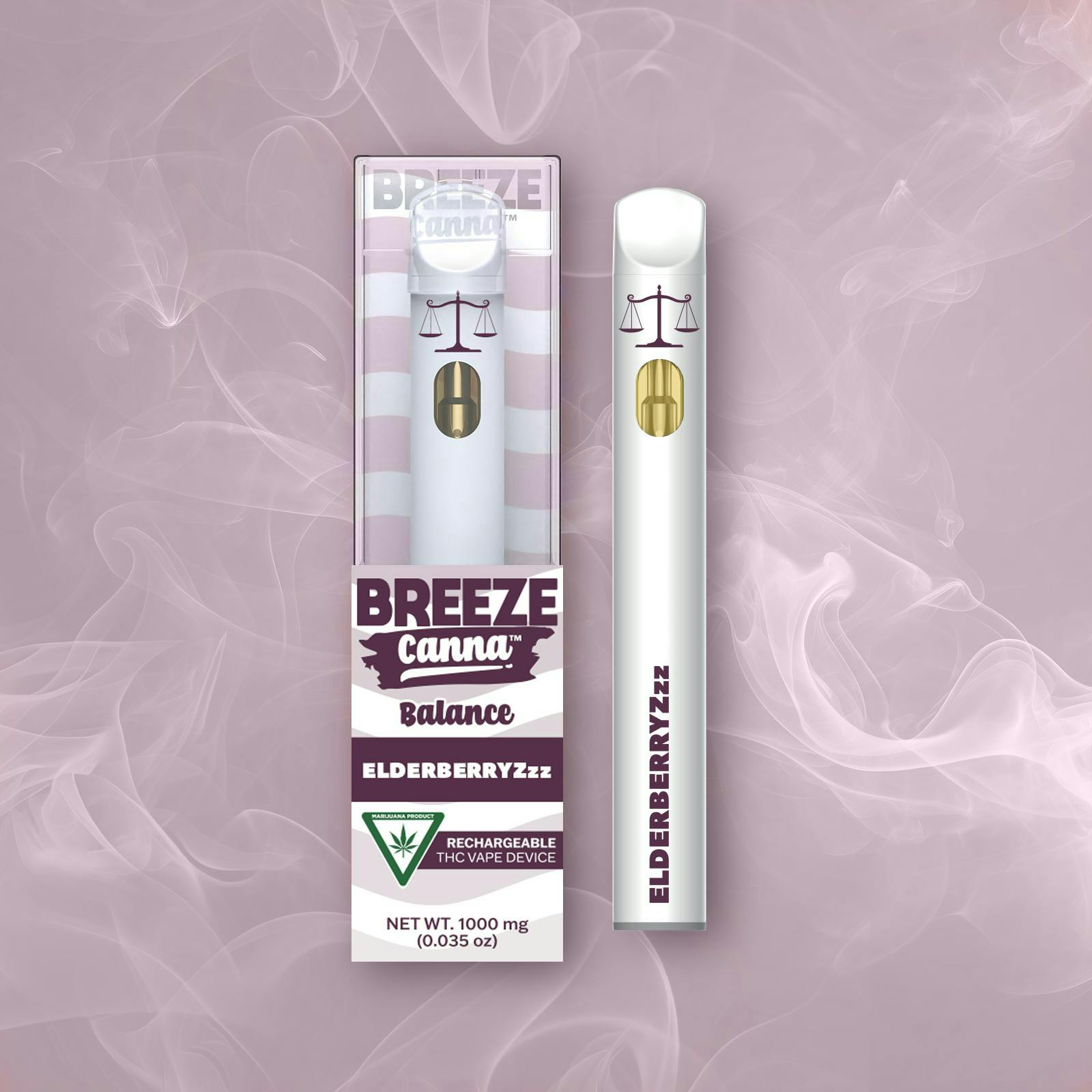 BREEZE Canna | Elderberryzzz | Balance PLUS Disposable | 1g