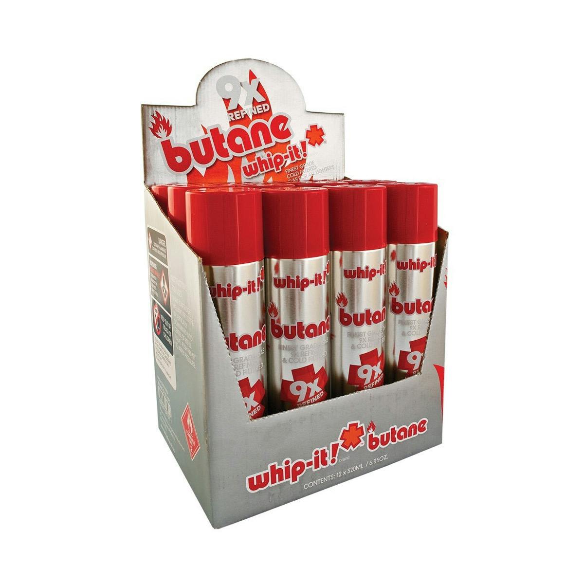 Whip-It, 9x Butane