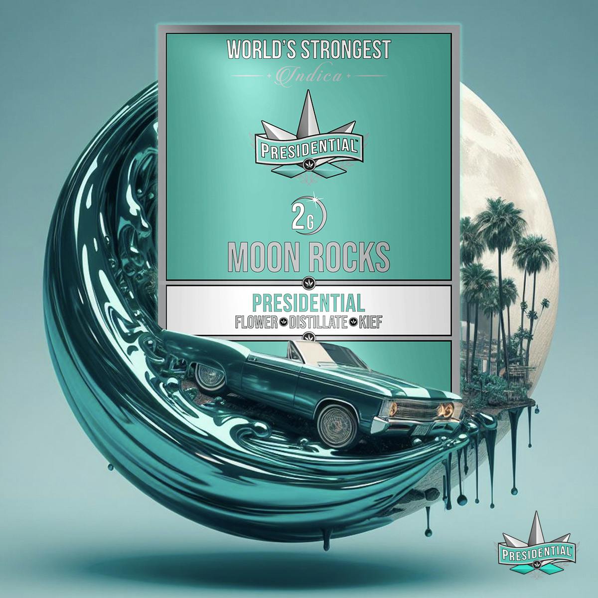 Presidential Moon Rocks - Presidential (2g) - Presidential