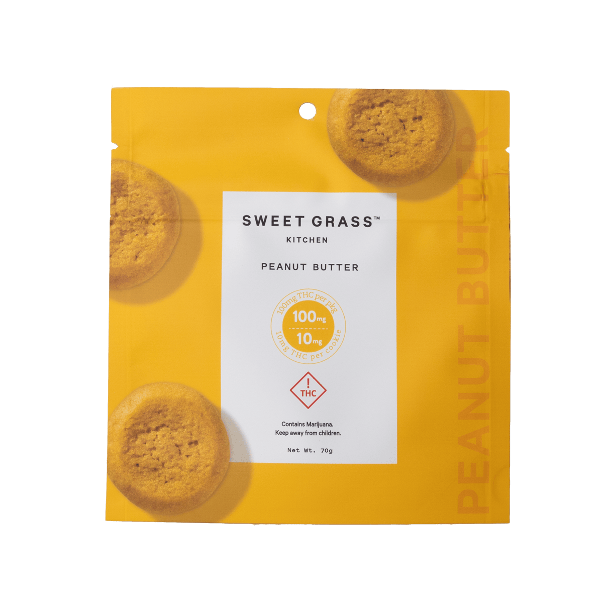 Sweet Grass Peanut Butter Cookie 100mg / Rec