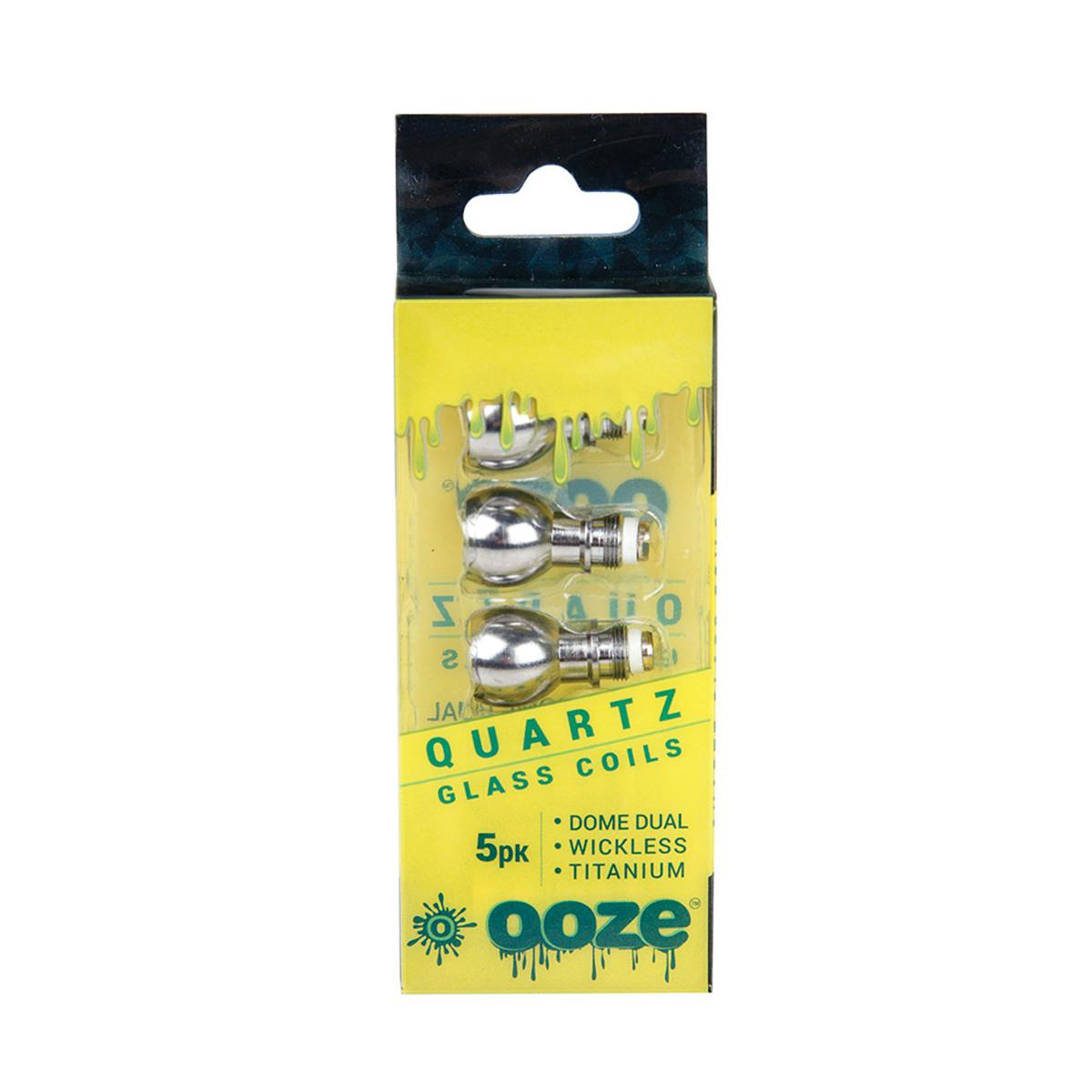 5 Pack Dome Dual QUARTZ Coils