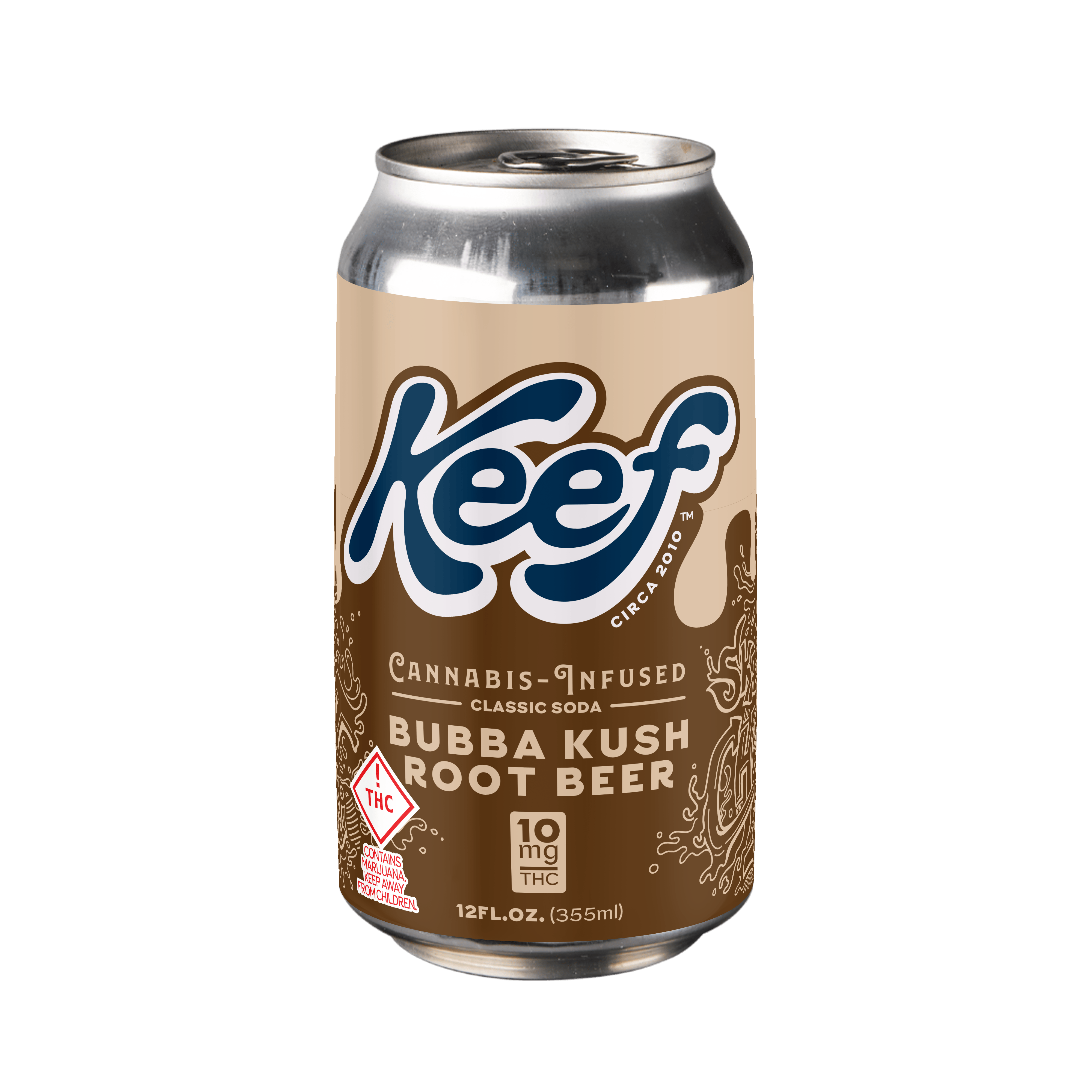 Keef Classic Soda Bubba Kush Root Beer | 10mg