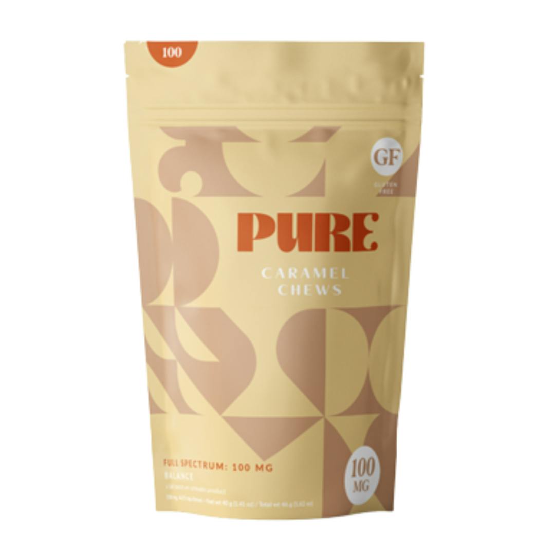 Pure Chews Caramel 100mg