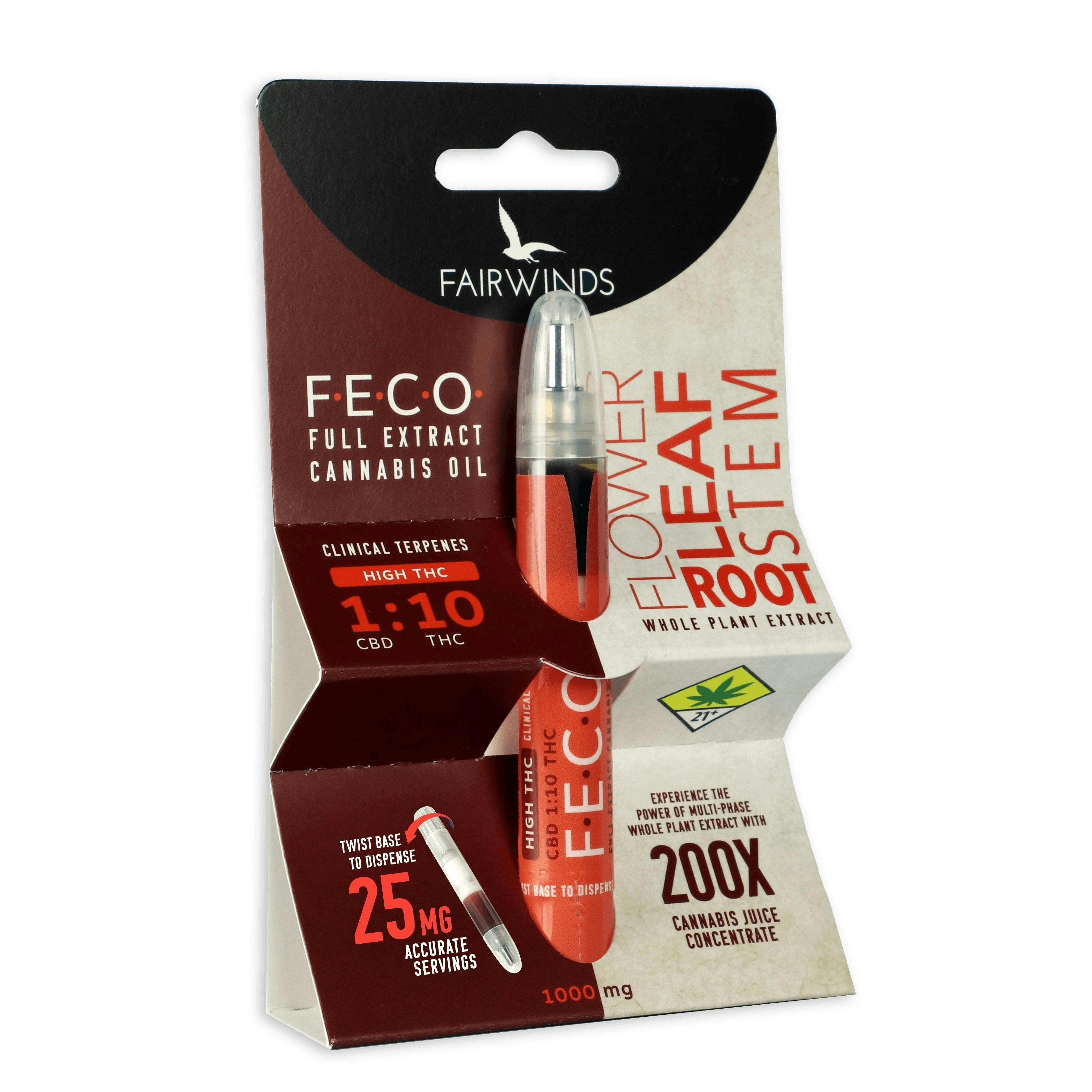 FECO 1:10 with Clinical Terpenes (HIGH THC)