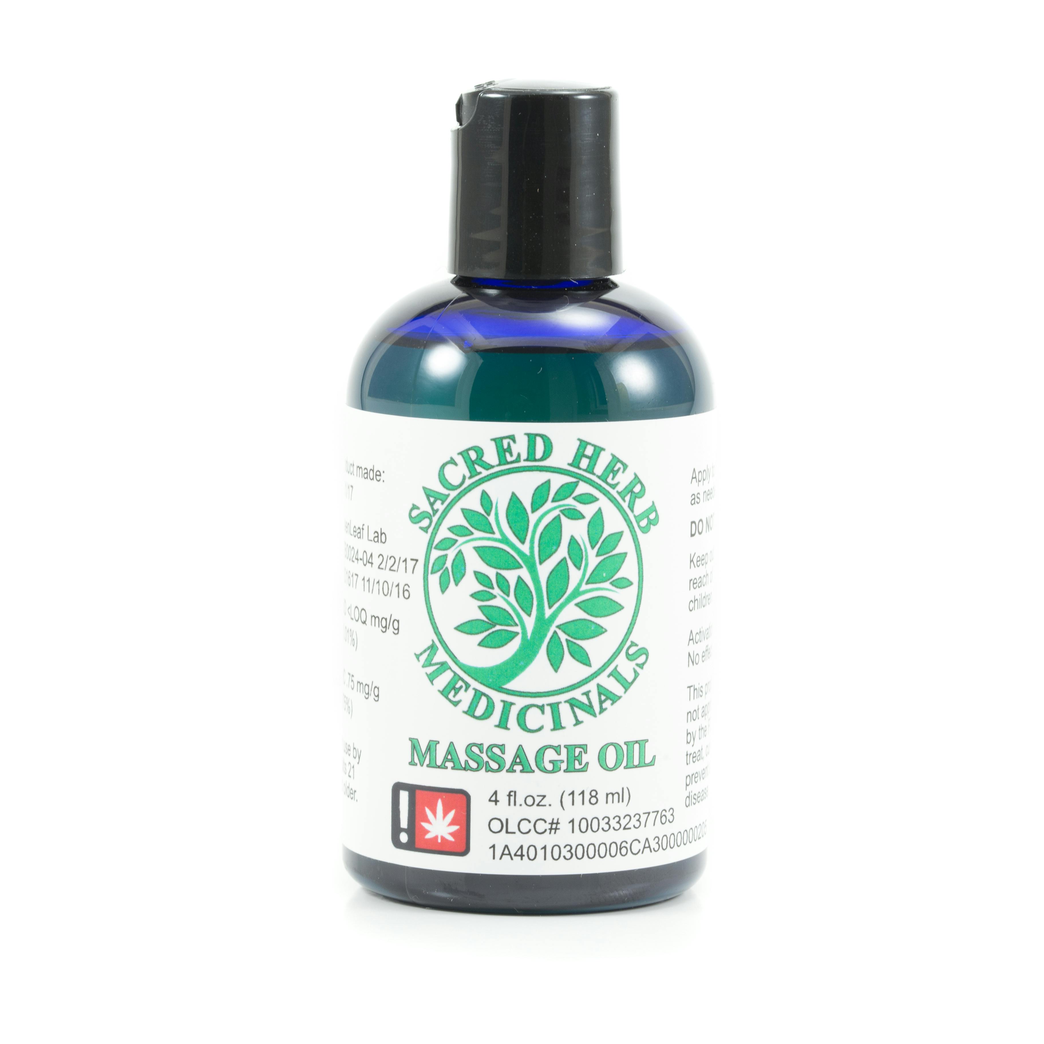 Massage Oil by Sacred Herb Medicinals
