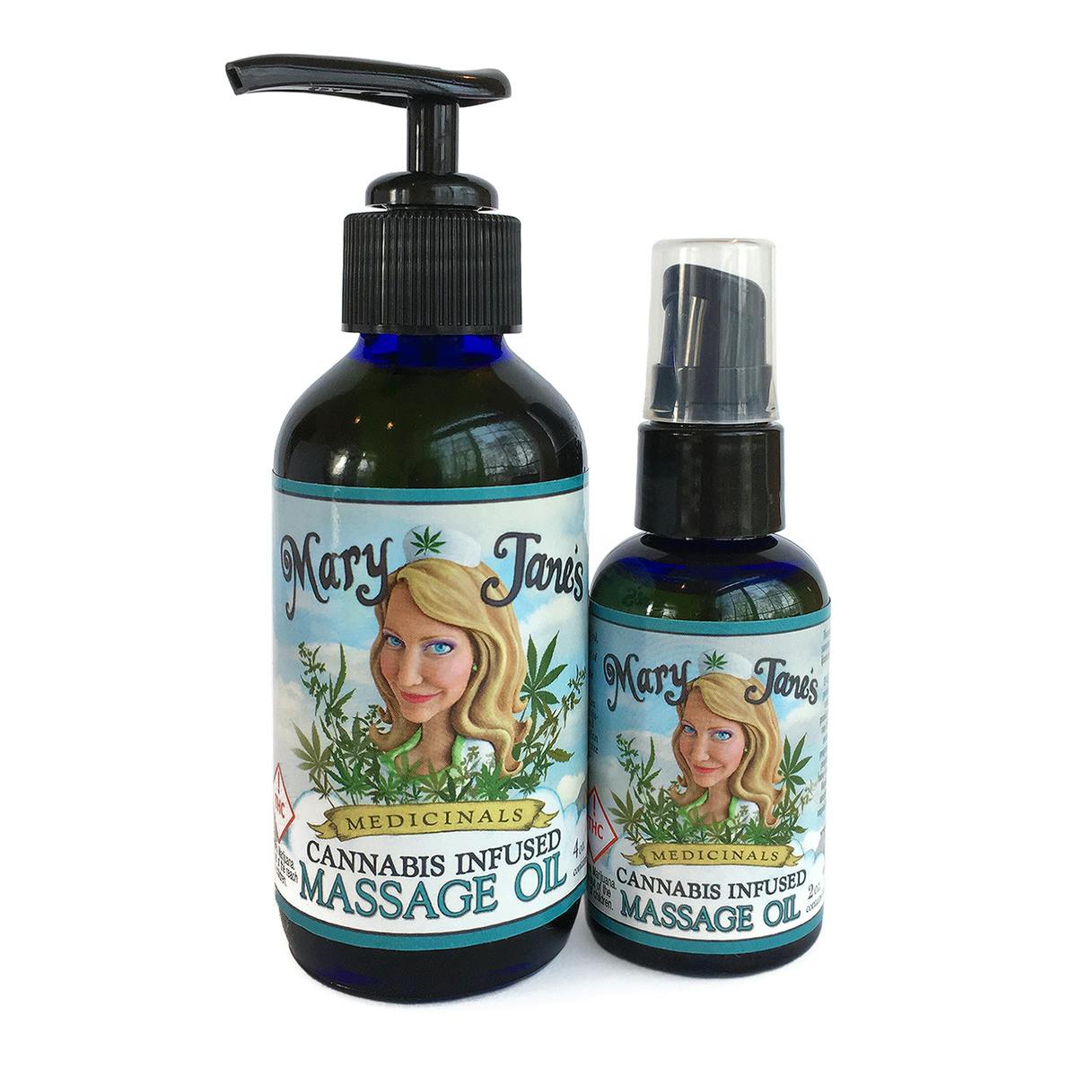 Body Massage Oil, 4oz