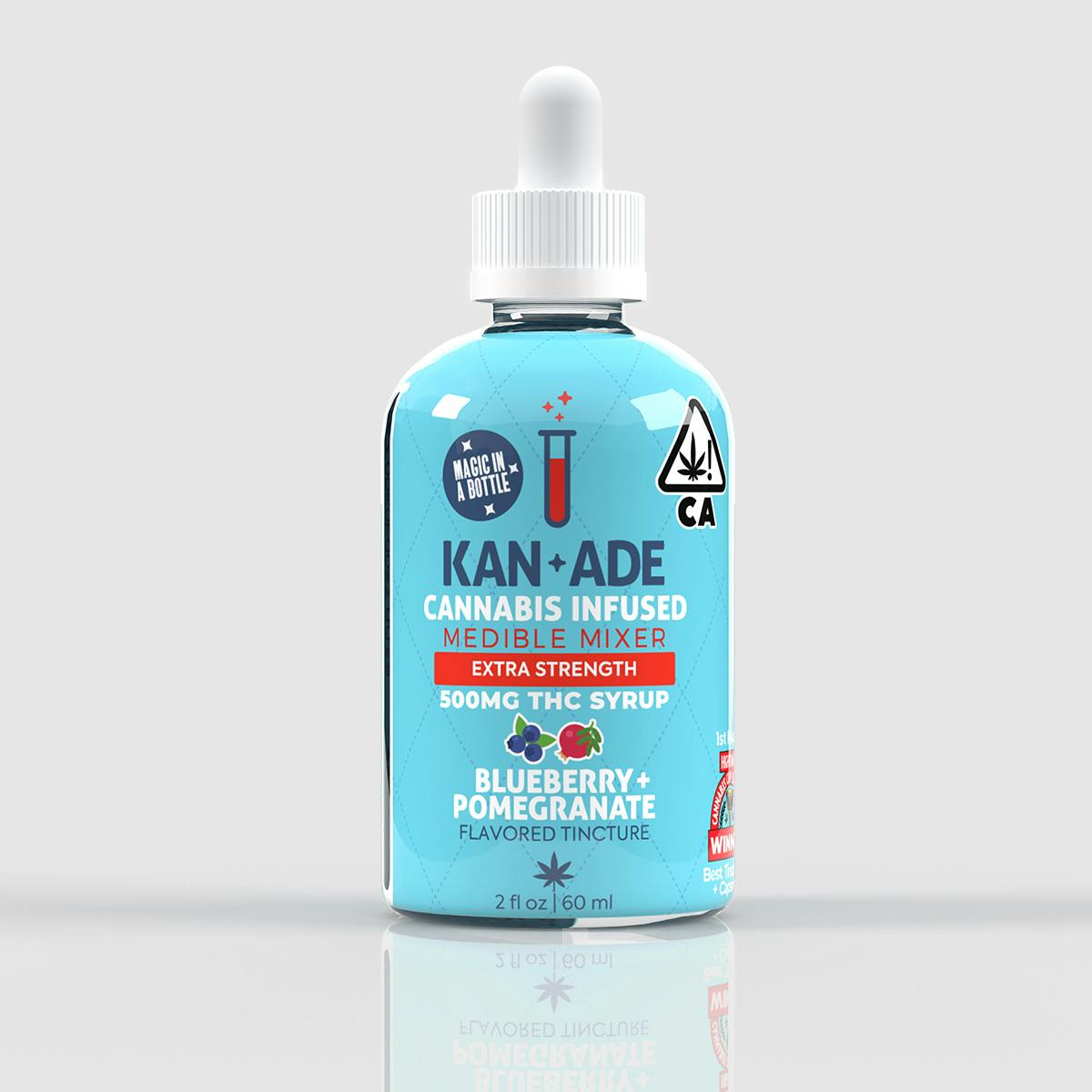 Kan+Ade 500mg Blueberry Pomegranate Medible Mixer