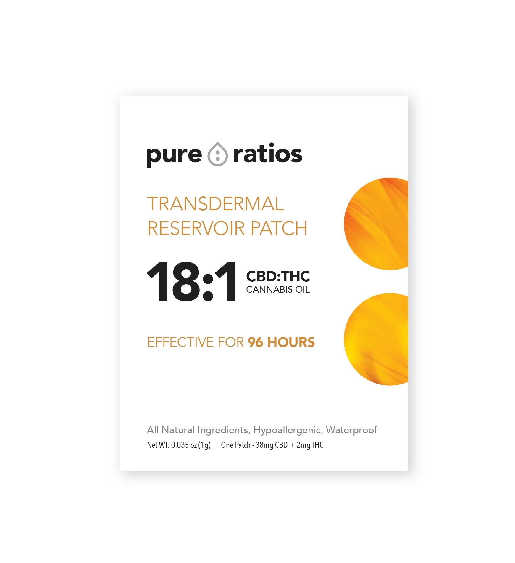 18:1 CBD/THC Patch