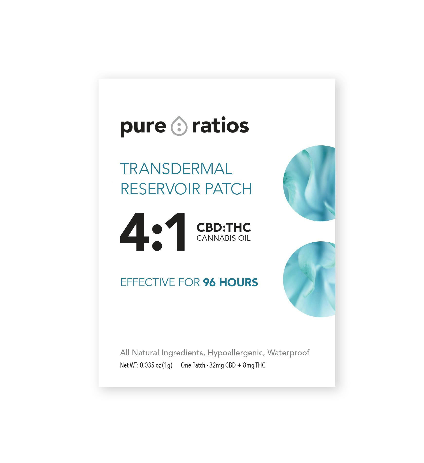 4:1 CBD/THC Topical Patch