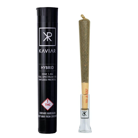 Kaviar | Cones | Hybrid | Infused Joint | 1.5g — infused joints listed on the Herbs 4 You menu