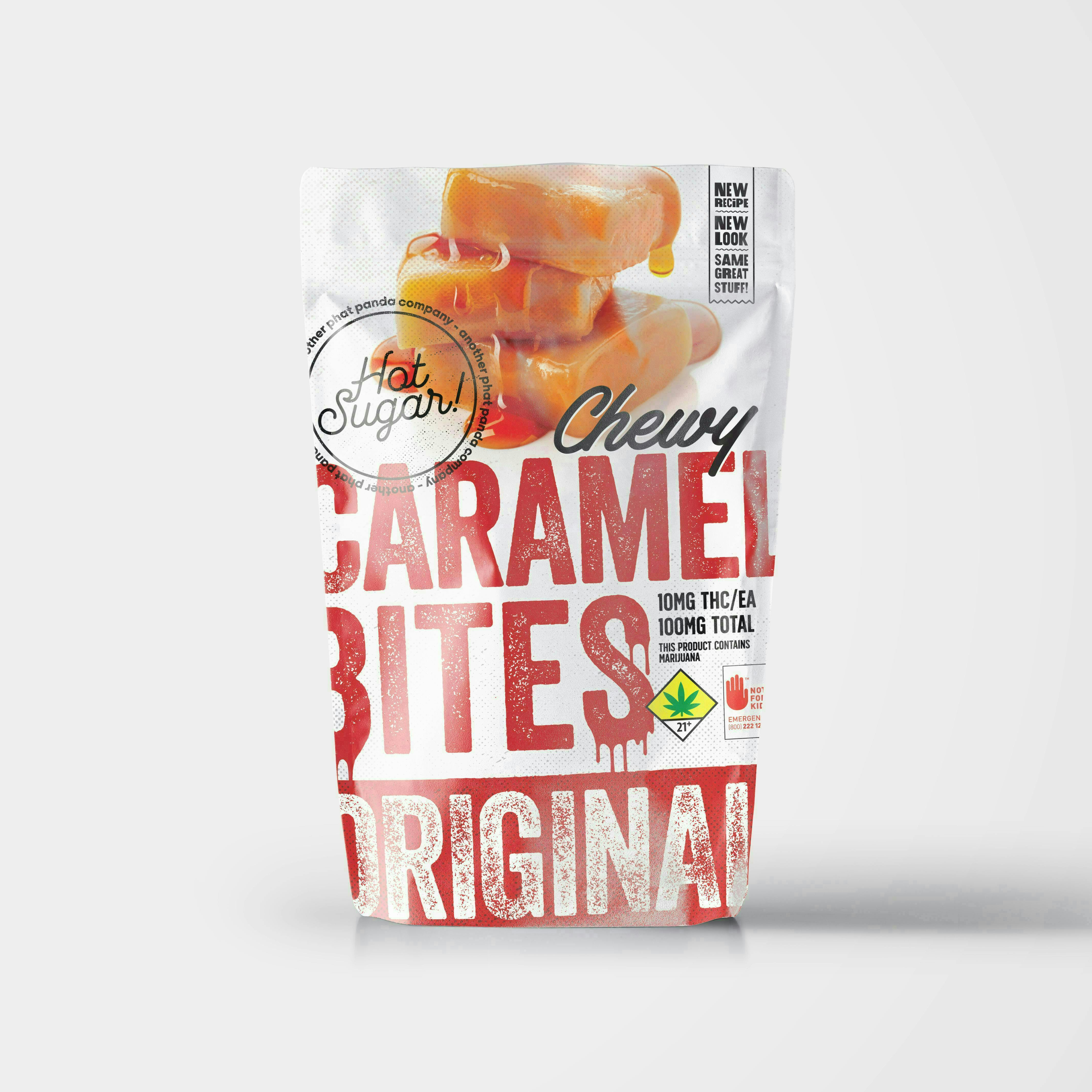 Bites | Chewy Caramel Chocolates | 100mg | 10ct | 10mg/ea