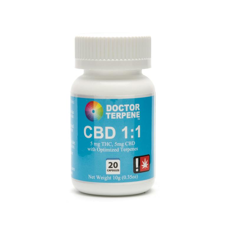 CBD Capsules 5mg THC/5mg CBD