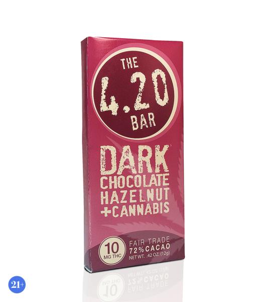 Dark Chocolate + Hazelnut 4.20Bar