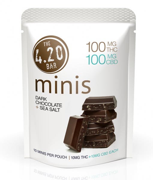Dark Chocolate/Sea Salt 1:1 CBD:THC