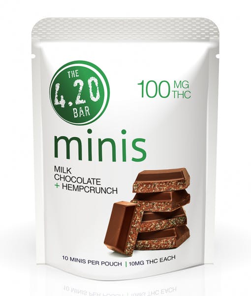 4.20Bar Minis – Milk Chocolate + HempCrunch