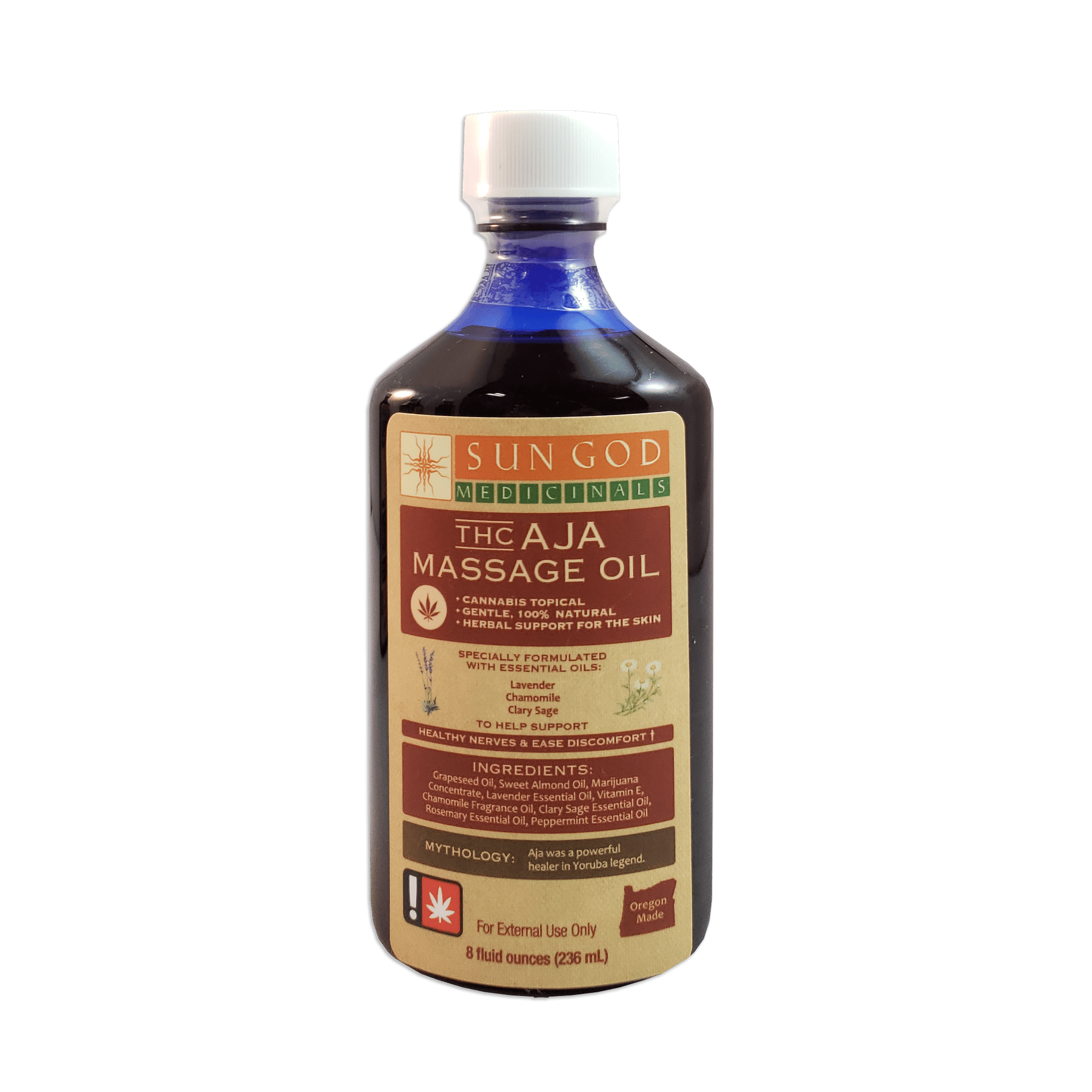 Aja Body Relief THC Massage Oil - 8 oz