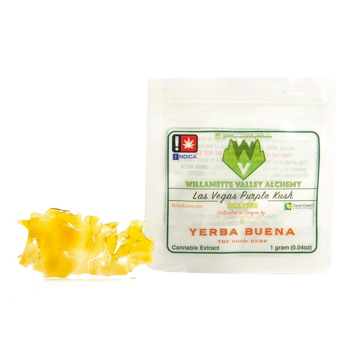Las Vegas Purple Kush Shatter by Willamette Valley Alchemy LLC