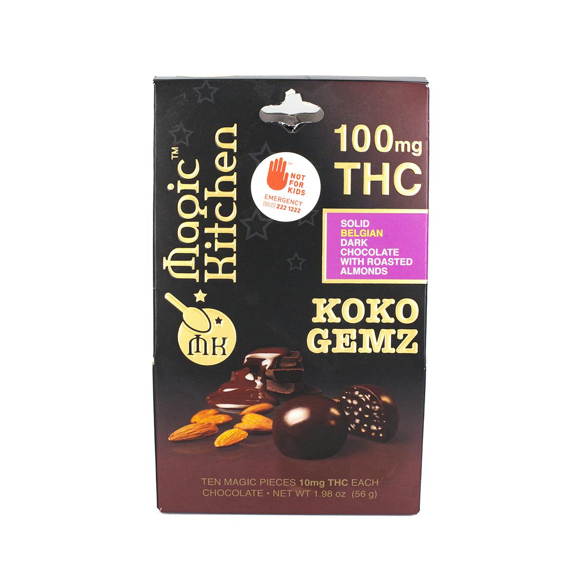 Koko Gemz - Solid Belgian Milk Chocolate - 100mg