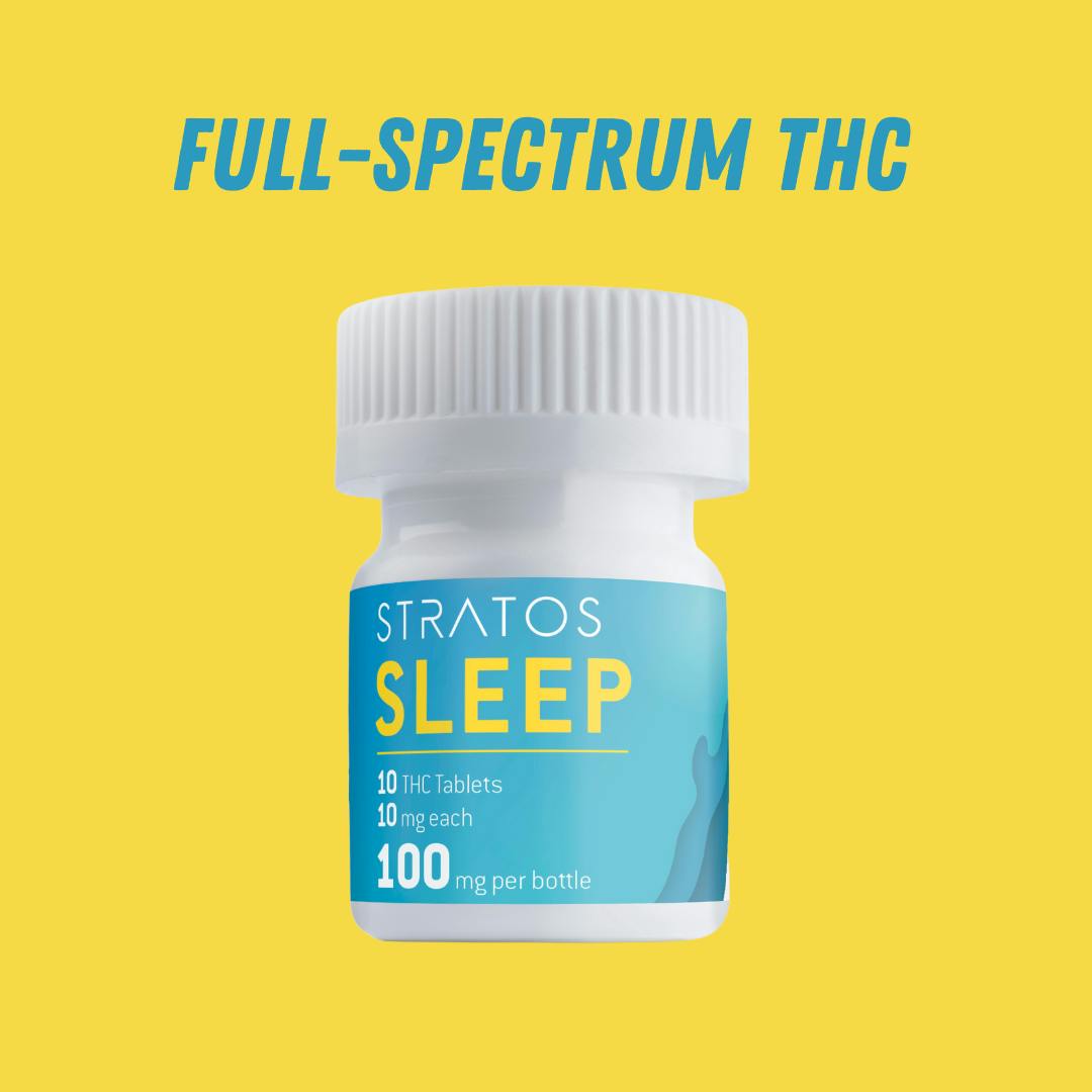 Sleep Full-spectrum Indica Capsules 100mg by Stratos