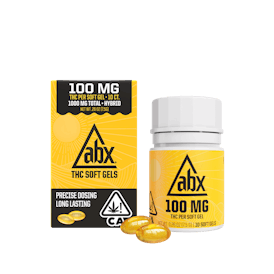 ABX - 100mg THC Soft Gels - 10ct