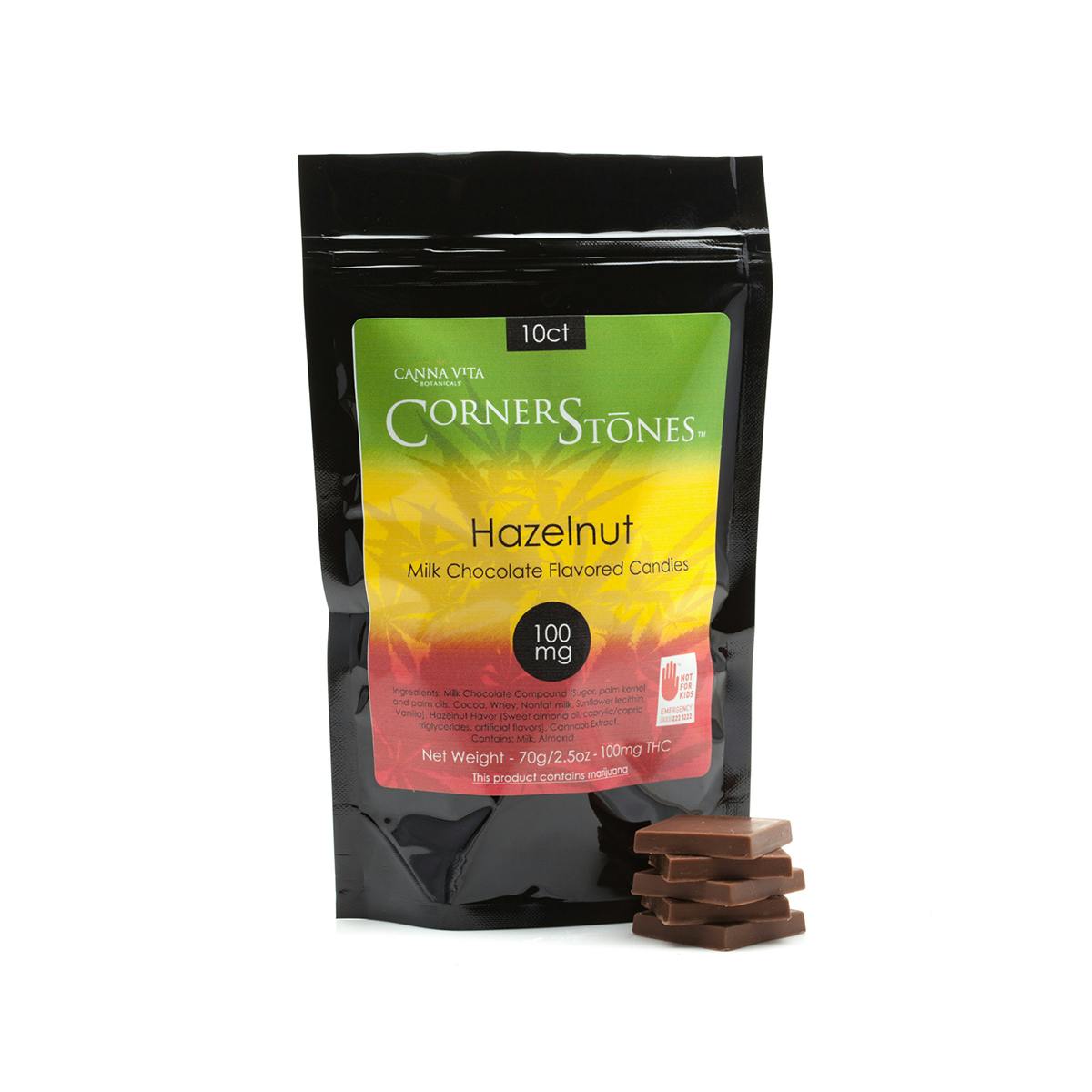 Hazelnut Milk Chocolate Candies 100mg