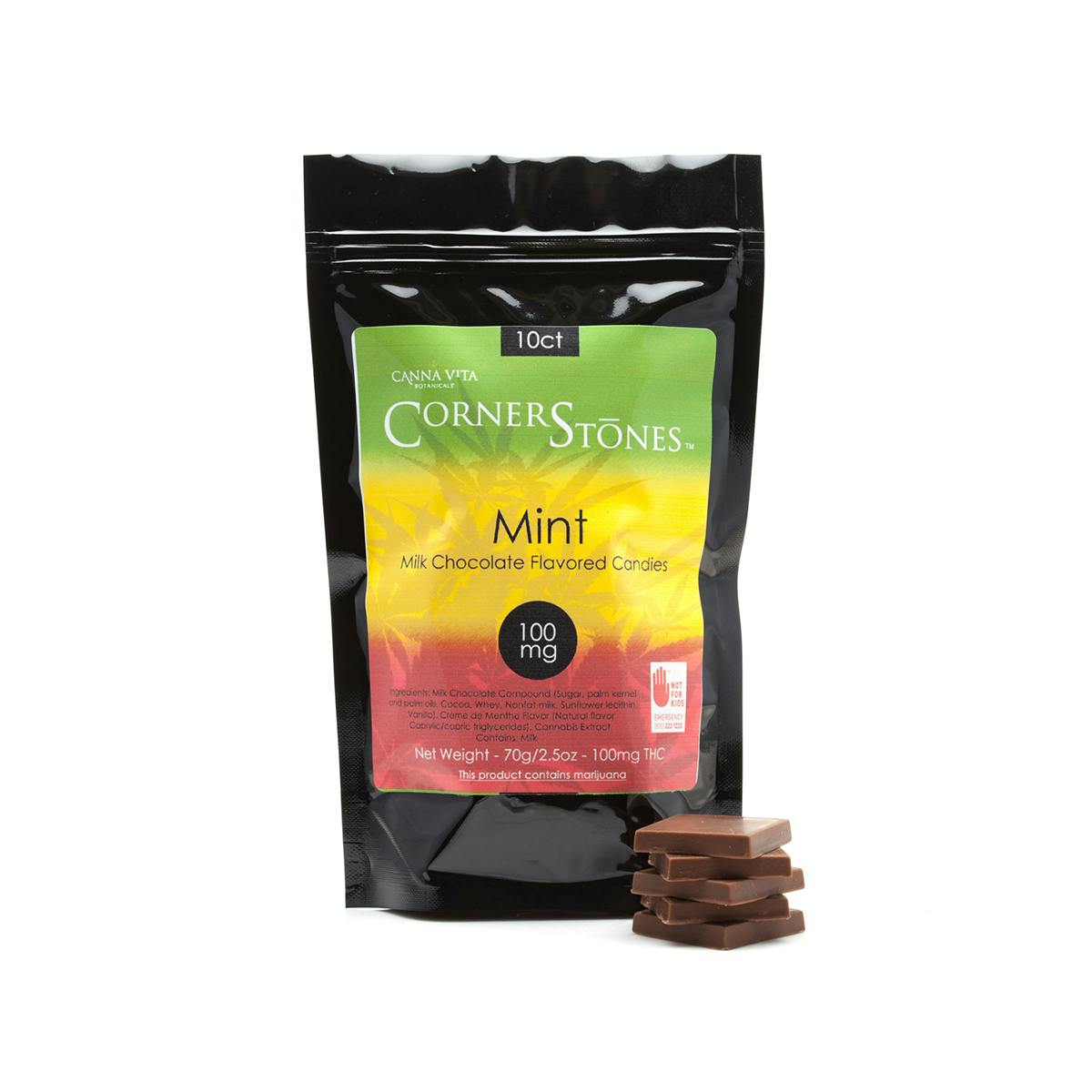 Mint Milk Chocolate Candies 100mg