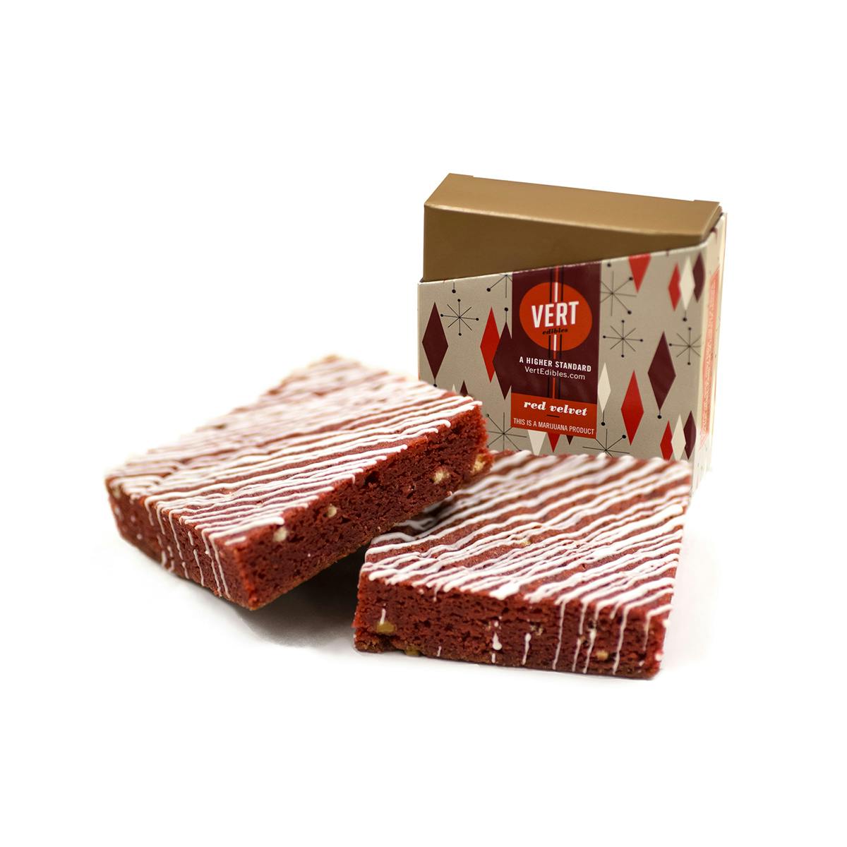 Red Velvet Cookie Square 100mg at The Grove Cannabis Dispensary Pahrump
