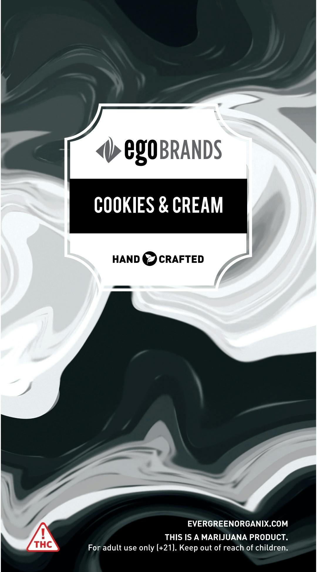 Cookies & Cream Chocolate Bar 100mg