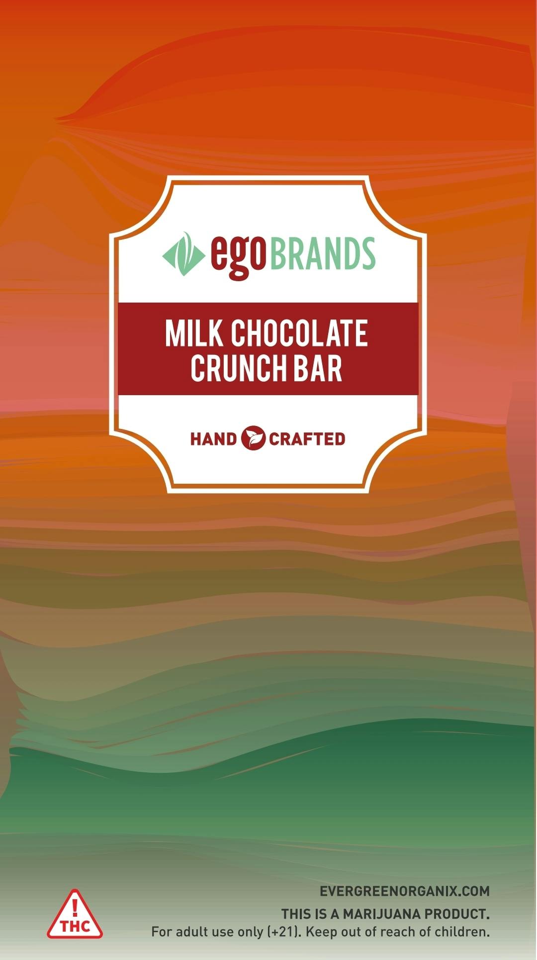 Milk Chocolate Crunch Bar 100mg