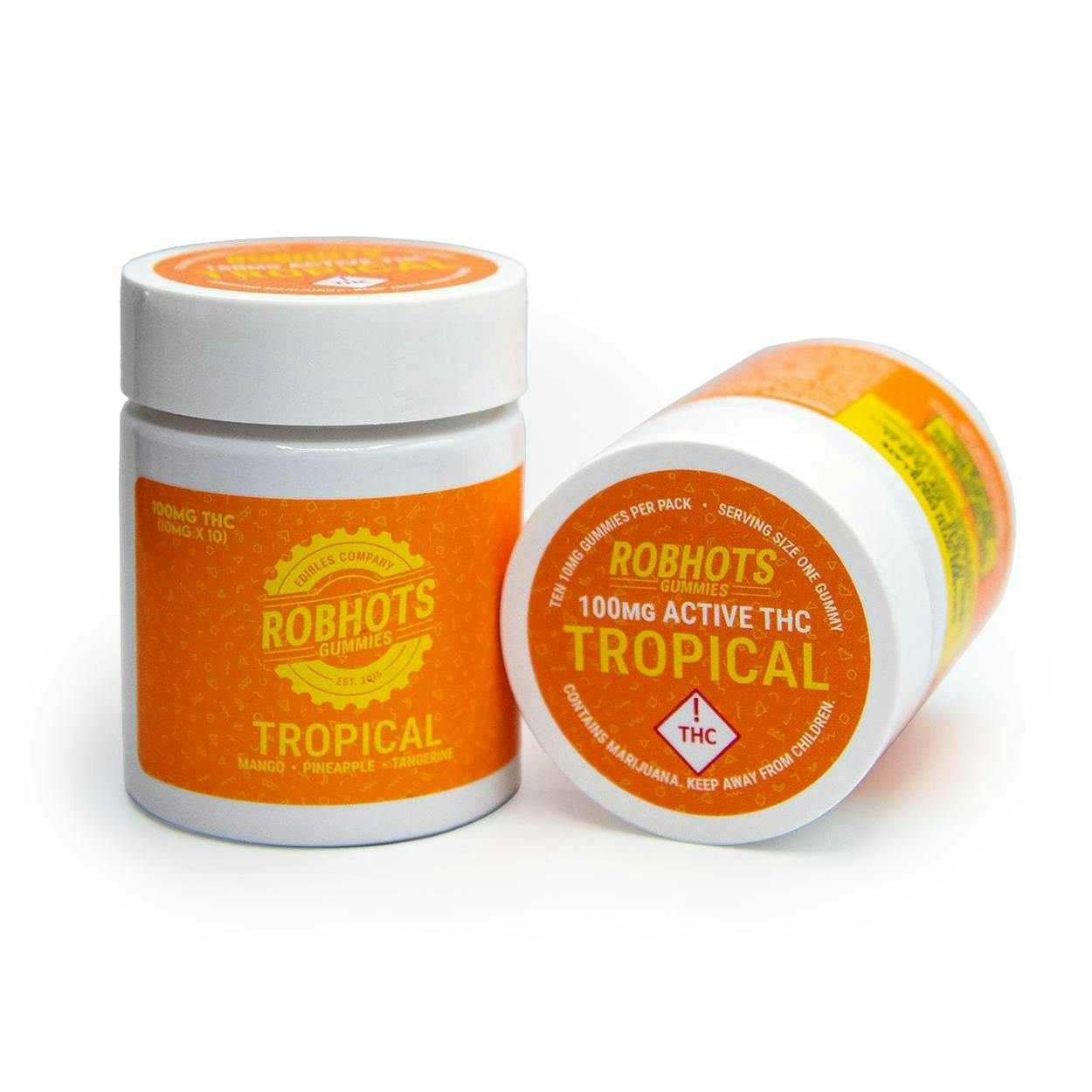 Robhots | Tropical Gummies Multipack | REC | 100mg | 10ct | 10mg/ea