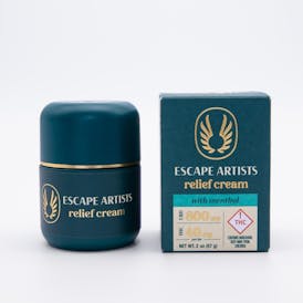 Escape Artists 20:1 Relief Cream - Menthol (800mg CBD/40mg THC)
