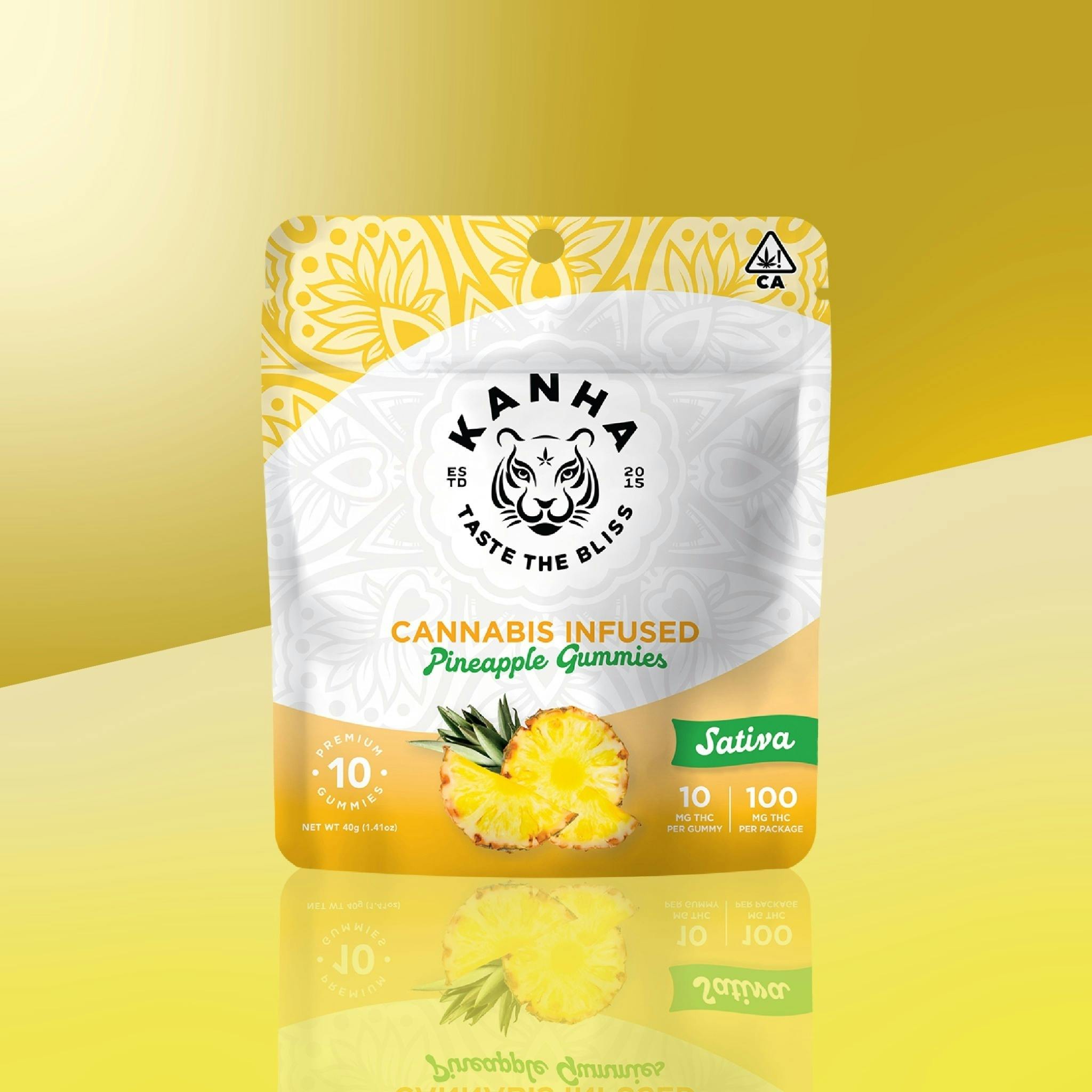 Classic | Pineapple Gummies | 100mg | 10ct | 10mg/ea