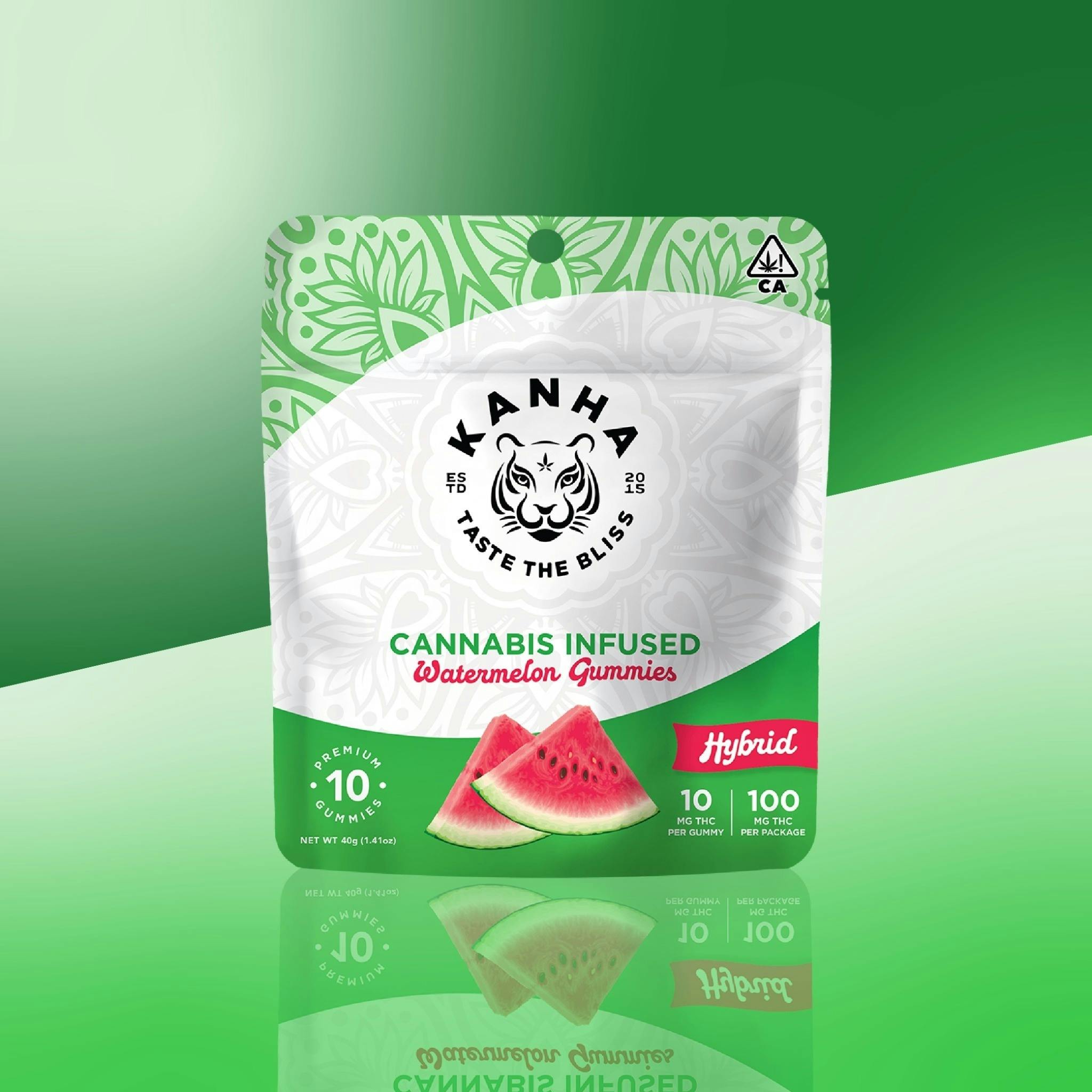 Classic | Watermelon Gummies | 100mg | 10ct | 10mg/ea