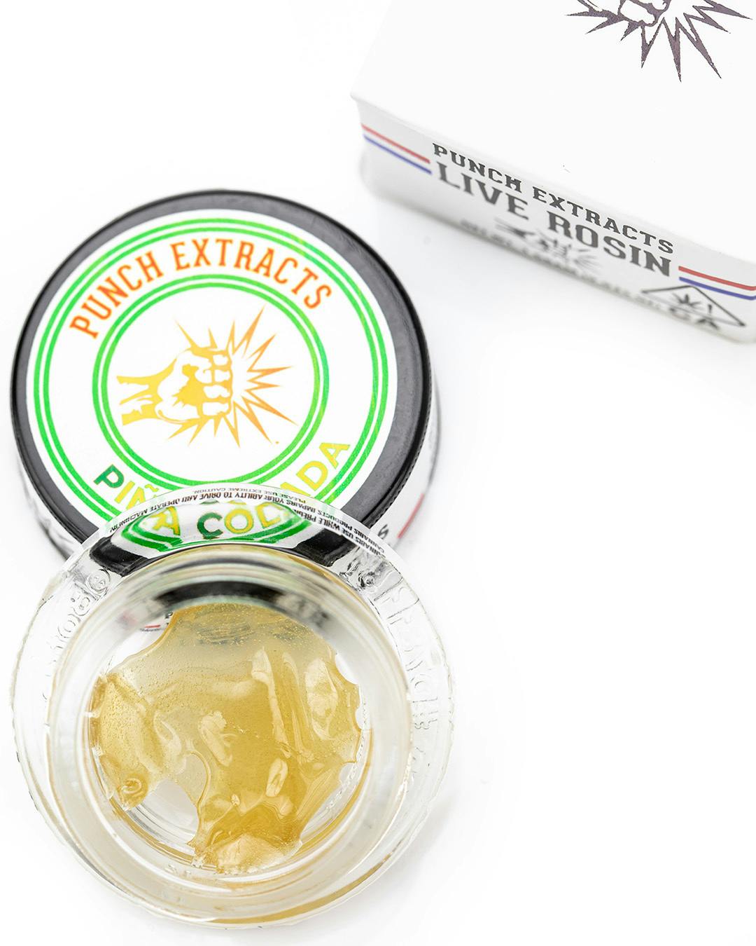 Punch Live Rosin Piña Colada Tier 4 Punch Edibles & Extracts