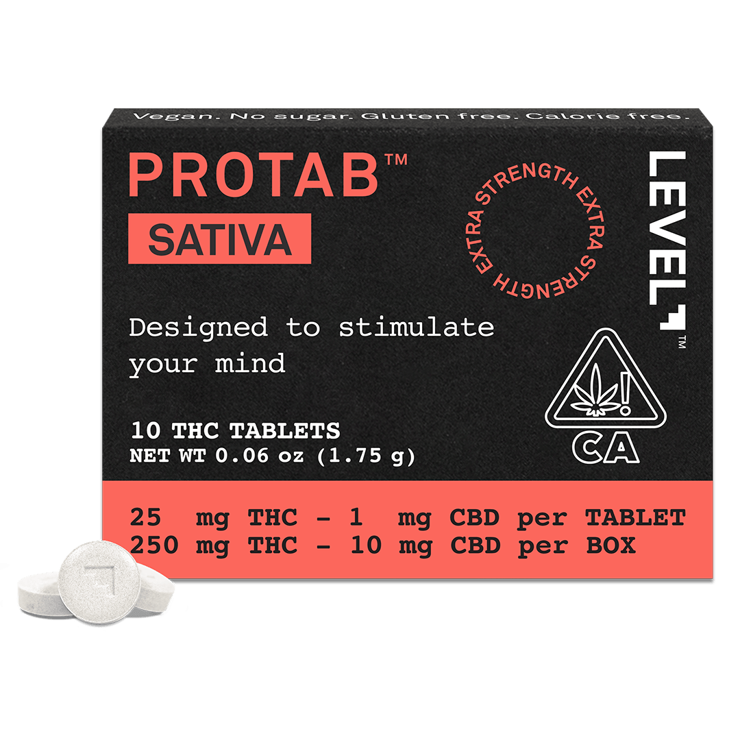 PROTAB | Sativa Tablets 25:1 THC:CBD | 250mg | 10ct | 25mg/ea