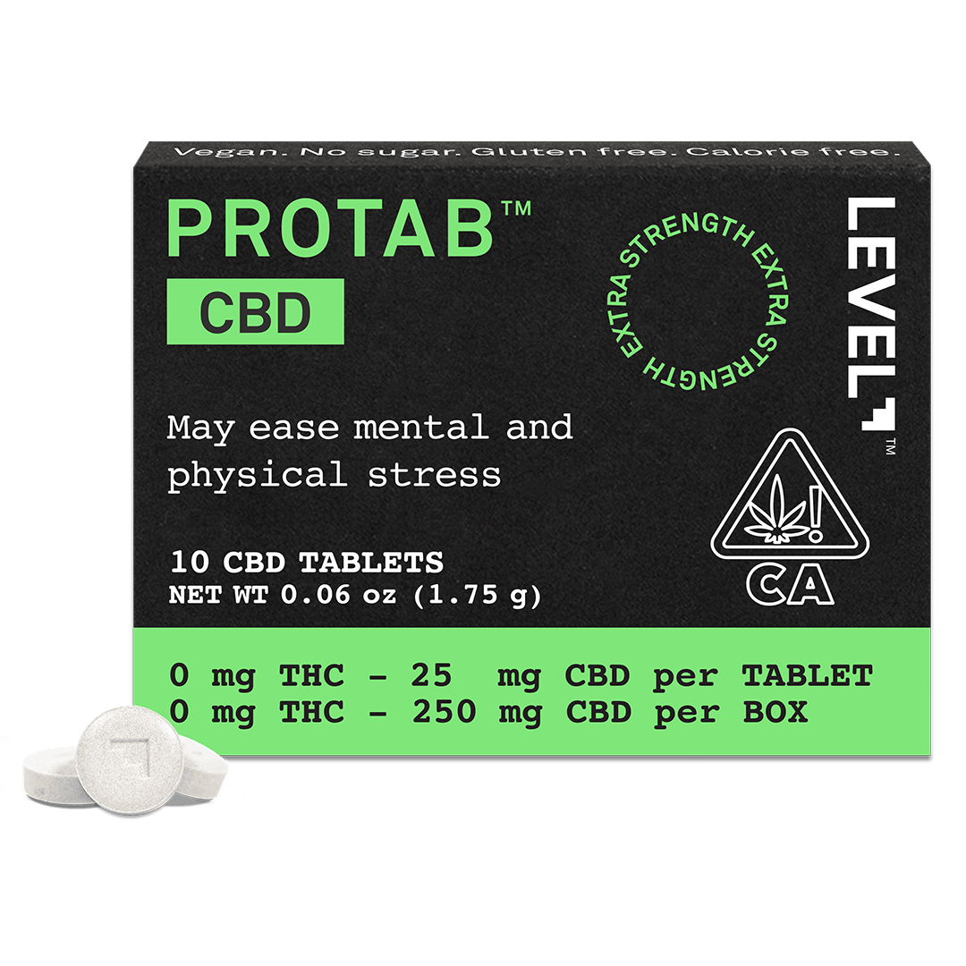 PROTAB | CBD Tablets | 250mg | 10ct | 25mg/ea