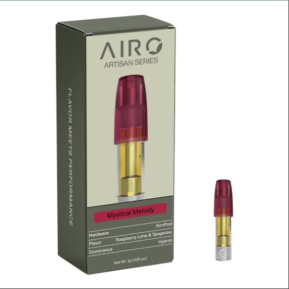products offered by melody smoke and vape Mystical | AiroPod - Artisan Series | 0.5g Pod FDA Bans Sale of Size:20mg Blueberry Ice Hubba